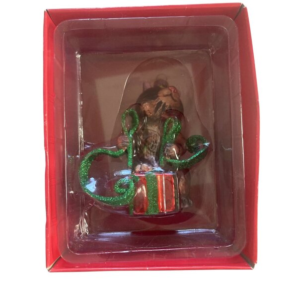 Vintage Kurt Adler Linnea Riley Glass Tabby Cat Ornament Art Institute Chicago - Picture 2 of 10